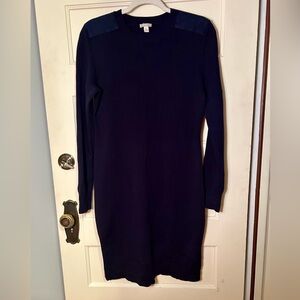 GAP Navy Blue 100% Italian Merino Wool Sweater Dress